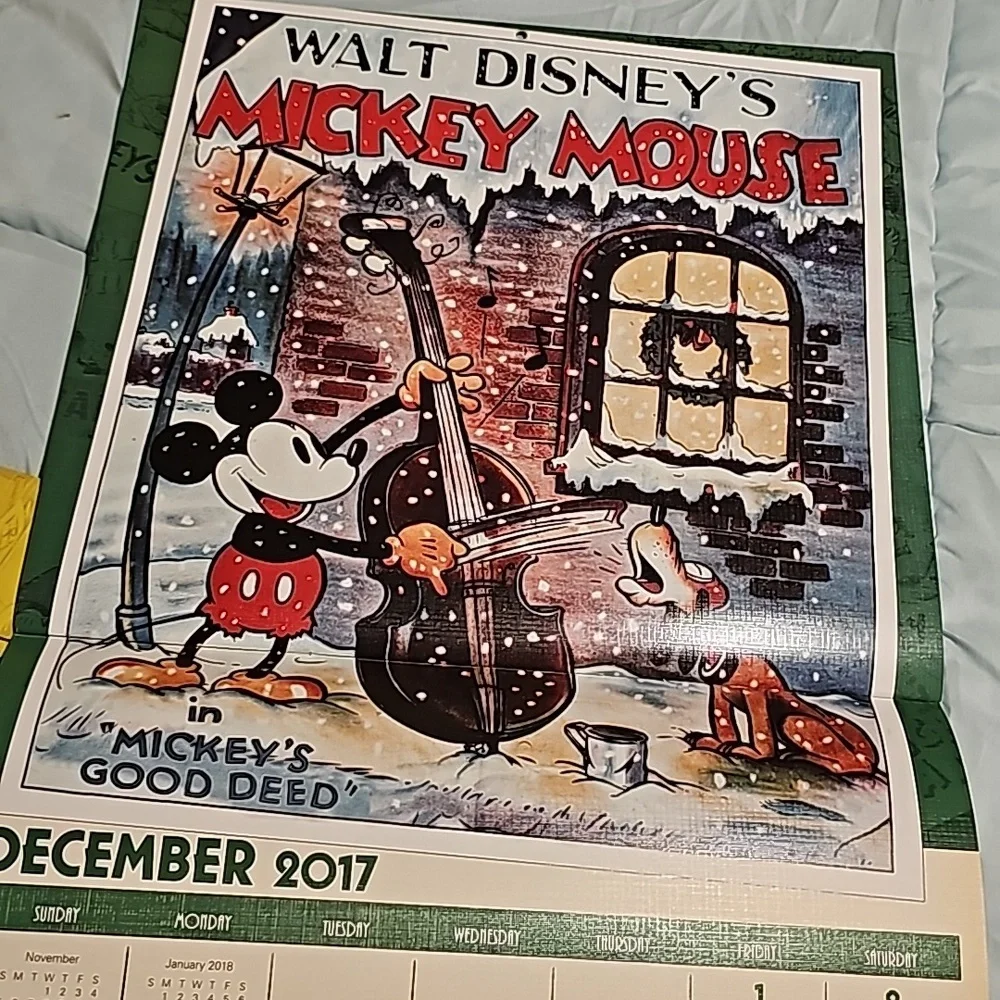 2017 Disney Mickey Mouse Collectible Calendar